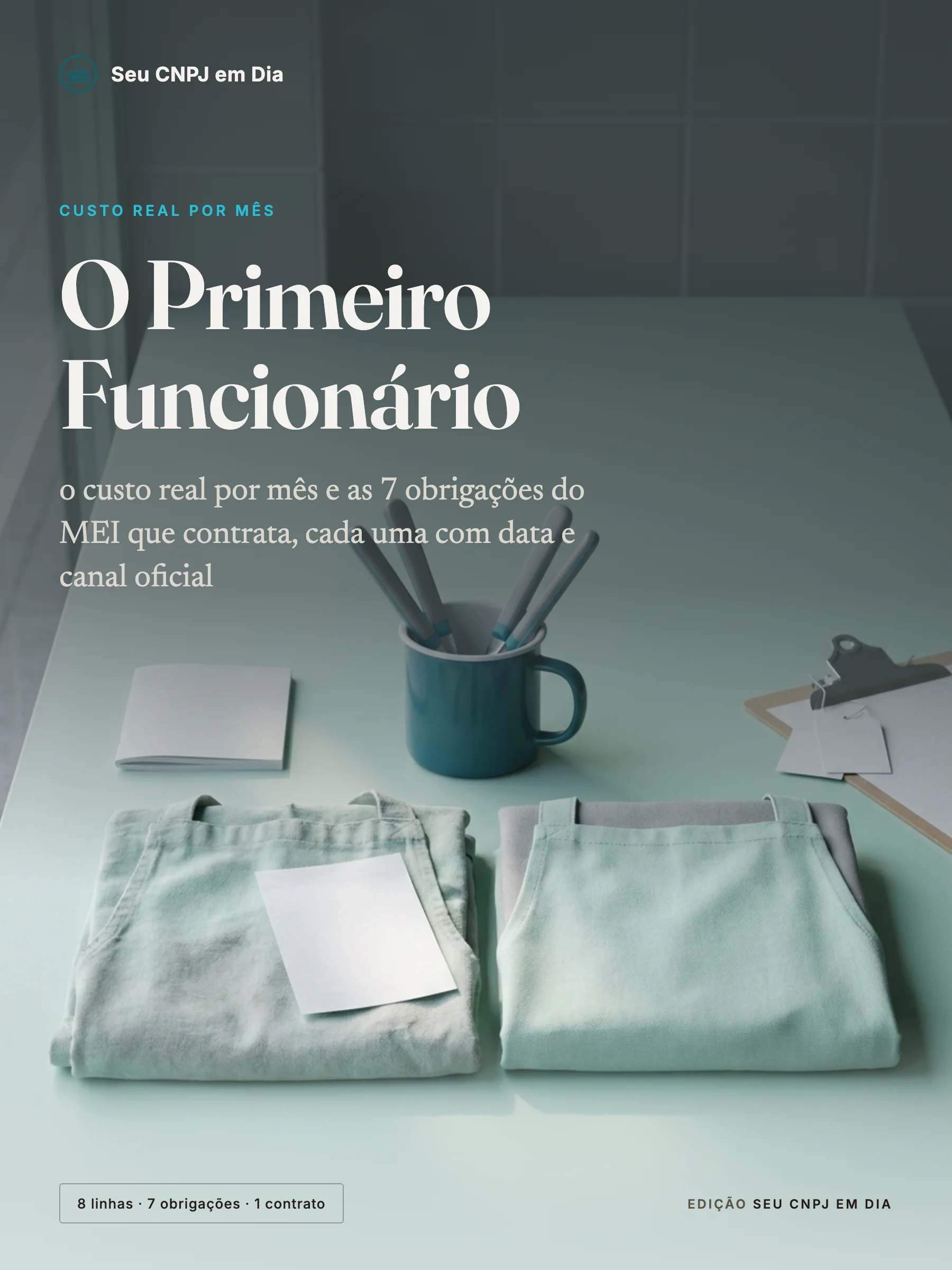 Capa do guia O Primeiro Funcionário